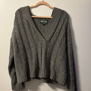 AMERICAN EAGLE knit sweatshirt with hood!